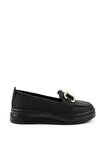 Siyah   Kadın Loafer Ayakkabı K01536194509
