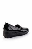 Siyah Leather Kadın Klasik Ayakkabı K01531123411
