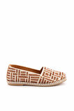 Bej Taba Leather Kadın Espadril K01534070628