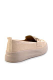 Nude  Kadın Loafer Ayakkabı K01536194511