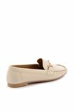 Bambi Bej  Kadın Loafer Ayakkabi K01542167309
