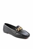 Bambi Siyah  Kadın Loafer Ayakkabi K01542122009