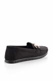 Siyah Süet  Kadın Loafer Ayakkabı K01542167902
