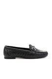 Bambi Siyah  Kadın Loafer Ayakkabi K01542030710