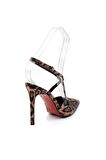 Leopar  Kadın Klasik Topuklu Ayakkabı K01565041171
