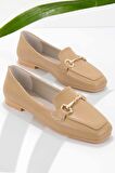 Bambi Camel  Kadın Loafer Ayakkabi K01641165409