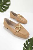 Bambi Camel  Kadın Loafer Ayakkabi K01641166109