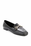 Bambi Siyah  Kadın Loafer Ayakkabi K01641165409