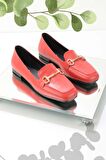 Bambi Kirmizi  Kadın Loafer Ayakkabi K01641165409