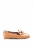Bambi Turuncu Rugan  Kadın Loafer Ayakkabi K01641166311