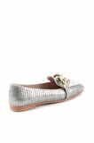 Bambi Lame Kroko  Kadın Loafer Ayakkabi K01641166311