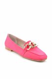 Bambi Mat Fusya Saten  Kadın Loafer Ayakkabi K01641165938