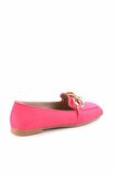 Bambi Mat Fusya Saten  Kadın Loafer Ayakkabi K01641165938