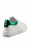 Beyaz Yeşil  Kadın Sneaker K01666130809