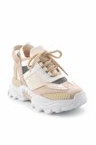 Bambi Bej Triko  Kadın Sneaker K01703087582