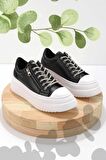 Siyah  Kadın Sneaker K01763089709