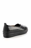 Siyah Kroko  Kadın Casual Ayakkabı K01763161211