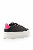 Siyah Pembe  Kadın Sneaker K01791070809