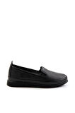 Siyah Leather Kadın Casual Ayakkabı K01809111103