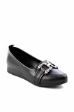 Bambi Siyah  Kadın Loafer Ayakkabi K01823020309