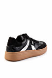 Siyah Süet   Kadın Sneaker K01828333302