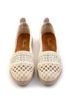 Beyaz  Kadın Espadril K01823123787