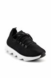 Siyah Streç  Kadın Sneaker K01828009017
