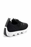 Siyah Streç  Kadın Sneaker K01828009017
