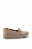 Bej Nubuk  Kadın Loafer Ayakkabı K01823016001