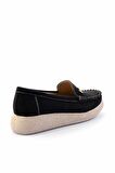 Siyah Nubuk  Kadın Loafer Ayakkabı K01823016001
