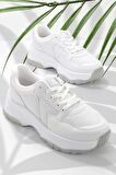 Bambi Beyaz  Kadın Sneaker K01876014009