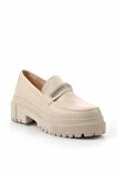 Bej  Kadın Loafer Ayakkabı K01891300409