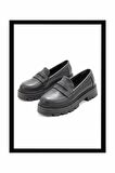 Siyah  Kadın Loafer Ayakkabı K01936092009