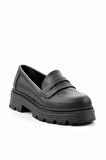 Siyah  Kadın Loafer Ayakkabı K01936092009