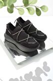 Bambi Siyah Süet  Kadın Sneaker K01970030502