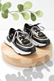 Bambi Siyah Lila Parasüt  Kadın Sneaker K01991016067