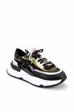 Bambi Siyah Lila Parasüt  Kadın Sneaker K01991016067