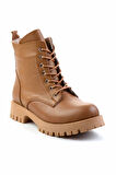 Taba Hakiki Deri Kadın Bot & Bootie K02028700703