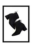 Siyah Streç  Kadın Bot & Bootie K02021020017