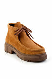 Camel Süet Hakiki Deri Kadın Bot & Bootie K02041200502