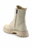 Bej Rolax Hakiki Deri Kadın Bot & Bootie K02044002345
