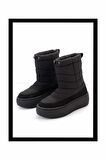 Mat Siyah Paraşüt  Kadın Bot & Bootie K02102011267