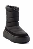 Mat Siyah Paraşüt  Kadın Bot & Bootie K02102011267