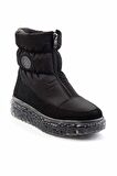 Mat Siyah Paraşüt  Kadın Bot & Bootie K02102031667