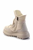 Bej Nubuk  Kadın Bot & Bootie K02129051601