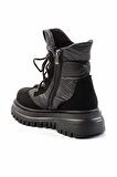 Siyah Nubuk  Kadın Bot & Bootie K02129051601