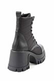 Bambi Siyah Parasüt  Kadın Bot & Bootie K02140020467