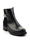Siyah Siyah Süet  Kadın Bot & Bootie K02156201209