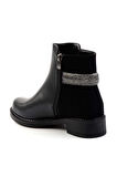 Siyah Siyah Süet  Kadın Bot & Bootie K02156201209