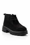 Siyah Süet  Kadın Bot & Bootie K02179745202